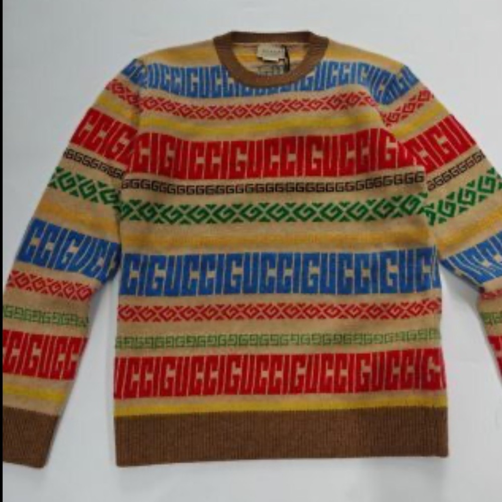 Gucci Multicolor Striped Sweater Size 12y/XS - Picture 3 of 3